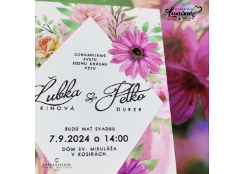 svadobne oznamenie luxusne kvetinove 3d tlac wedding J20221 b