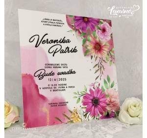 svadobne oznamenie kvetinove luxusne moderne wedding greenery 3d tlac luxusne J20220